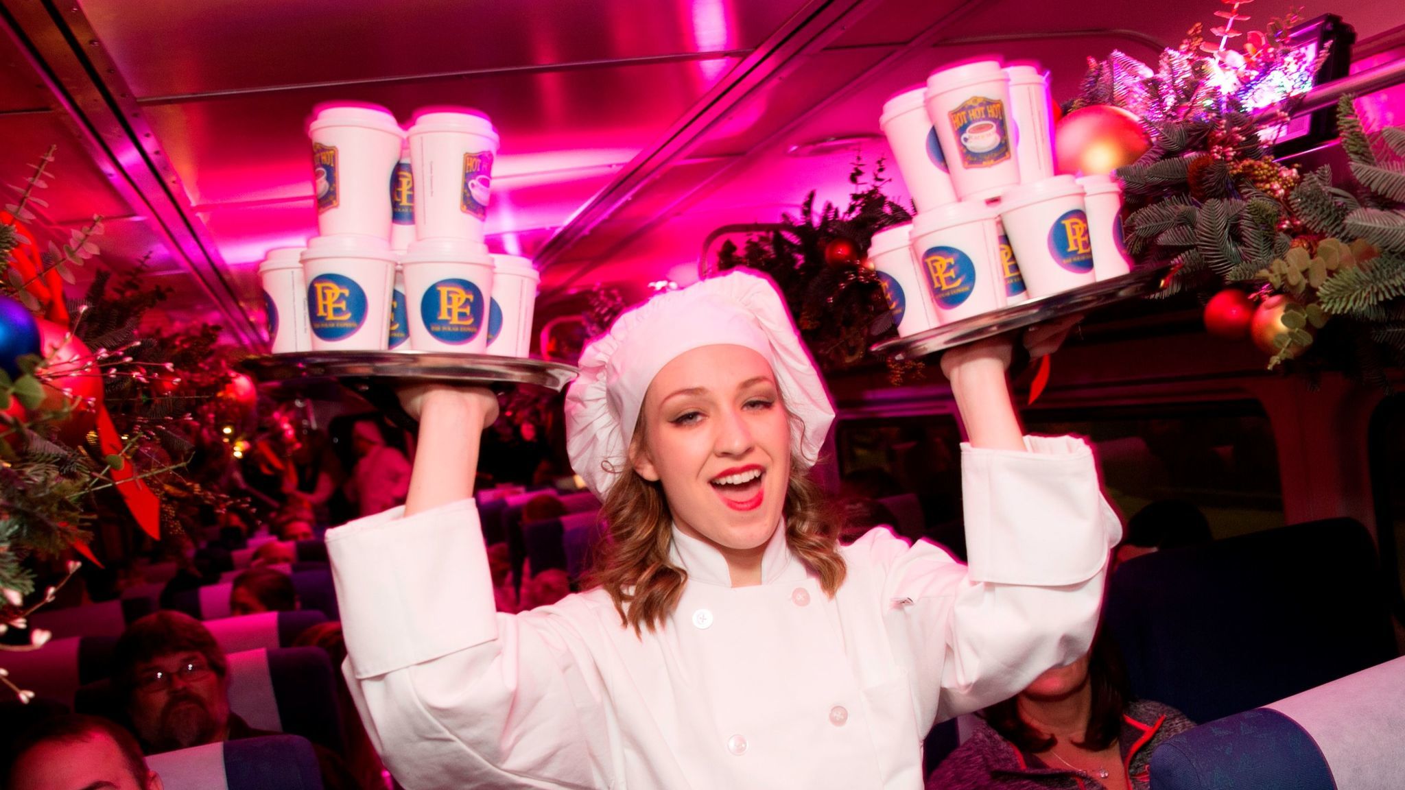 Logo Full Black - Polar Express Hot Chocolate Waiters - HD Wallpaper 