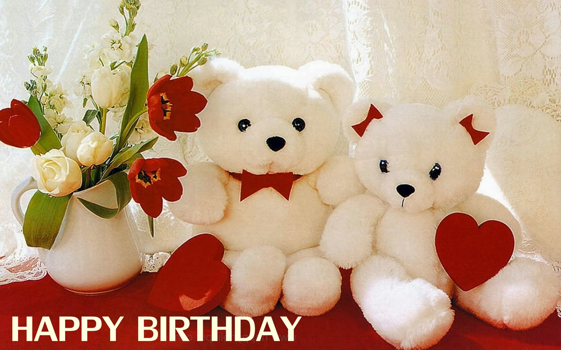 Beautiful Teddy Bear Wallpaper - HD Wallpaper 