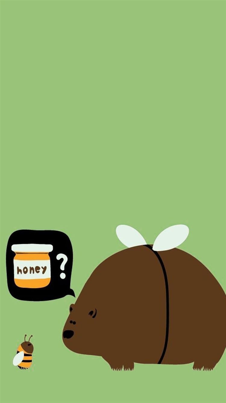 Cute Cartoon Animal Wallpaper For Iphone - HD Wallpaper 
