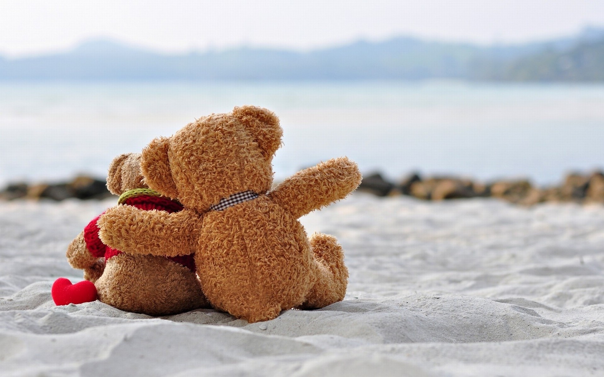 Teddy Bears Hugs And Love Hd Wallpapers 
 Data-src - HD Wallpaper 