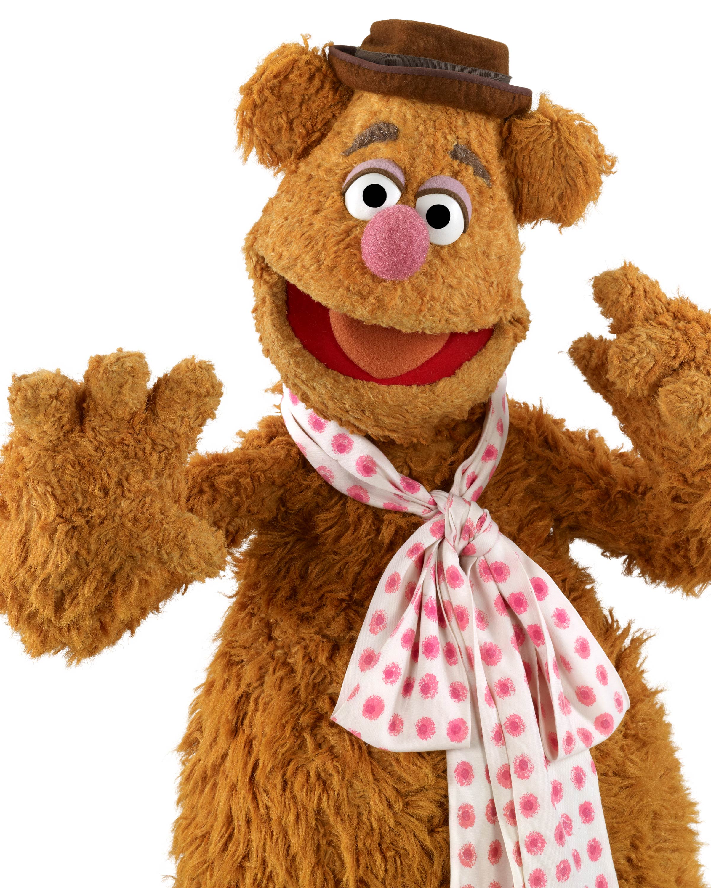 Fozzie Bear From The 2011 Muppets Movie Wallpaper - Teddy Bear From Muppets - HD Wallpaper 