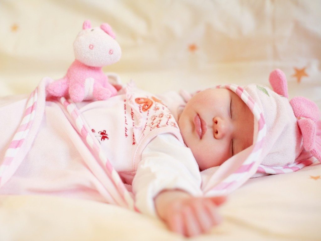Sleeping Cute Hd Baby - HD Wallpaper 