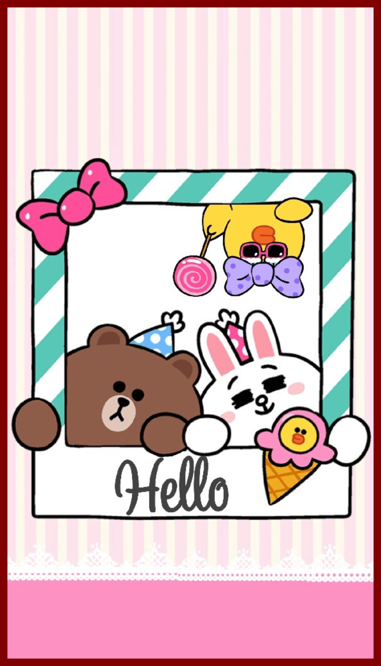 Line Bear Wallpaper - Line Friends - HD Wallpaper 
