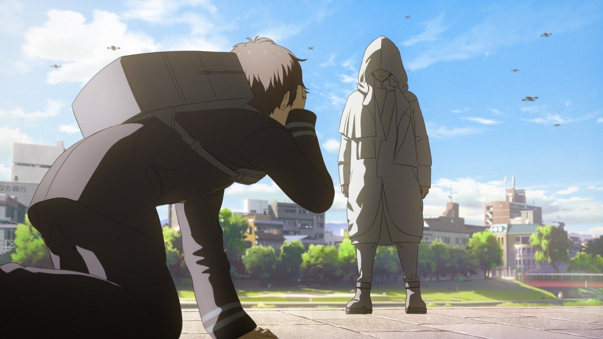 Captain, Bring Me Whisky - Hello World Anime Scene - HD Wallpaper 