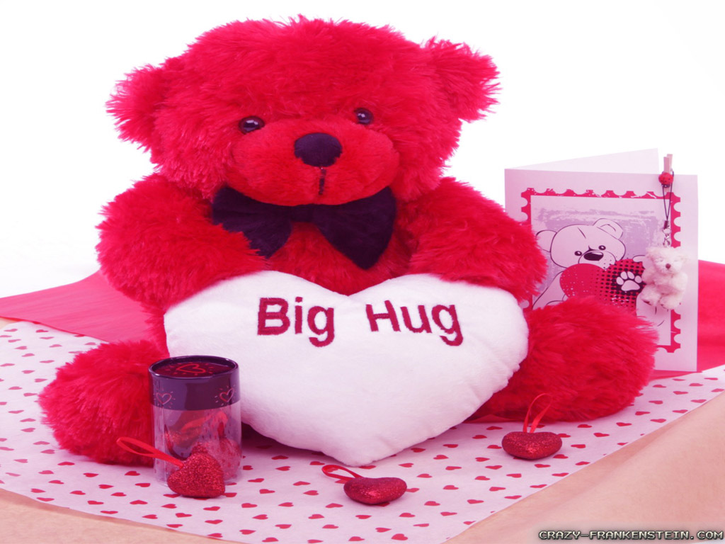 Teddy Day Images Red - HD Wallpaper 