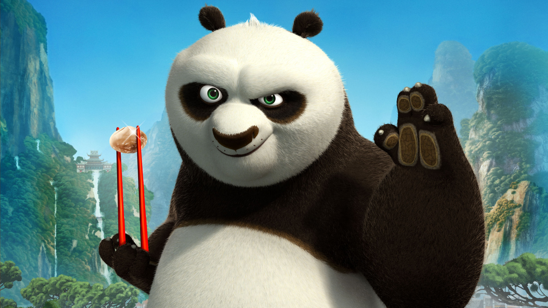 Kung Fu Panda Hand - HD Wallpaper 