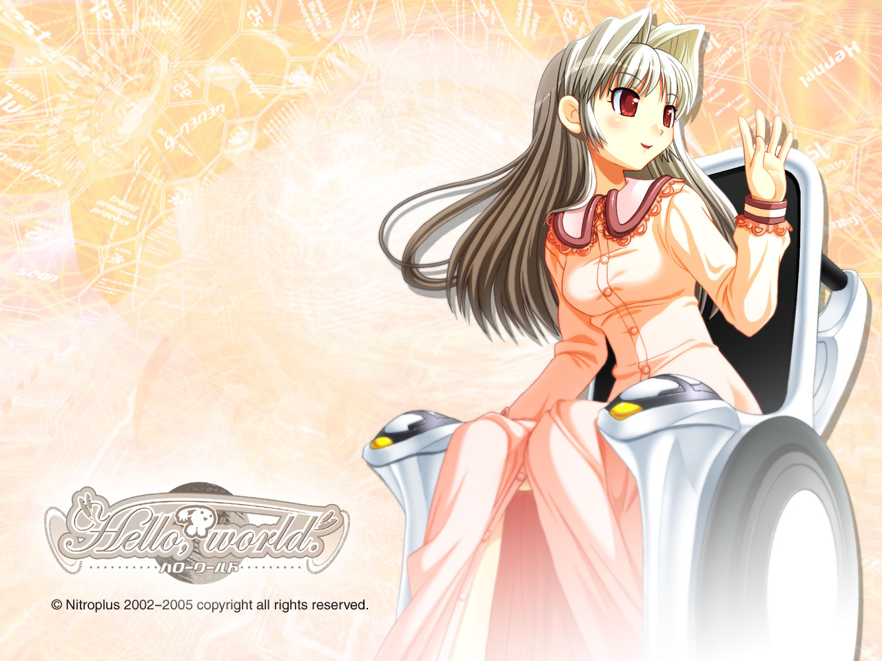 Haruka Hello World - HD Wallpaper 