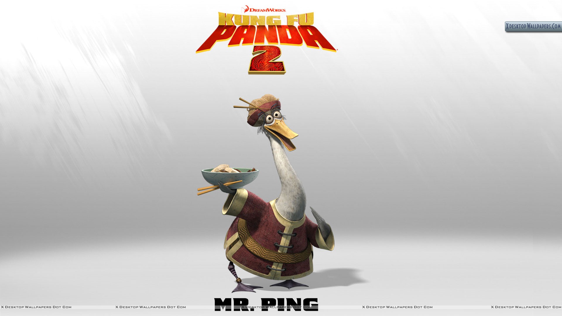 Ping In Kung Fu Panda - Kung Fu Panda 2 - Group - HD Wallpaper 
