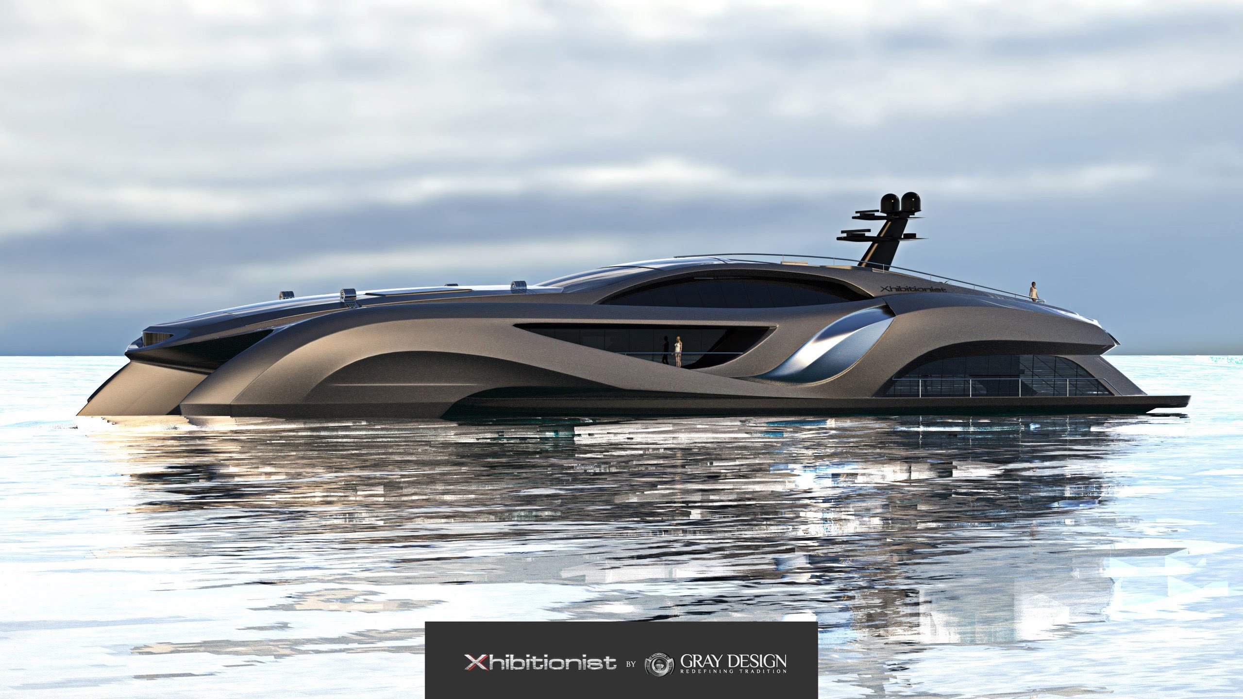 Hd Quality Wallpaper - Yacht Concept Design - HD Wallpaper 