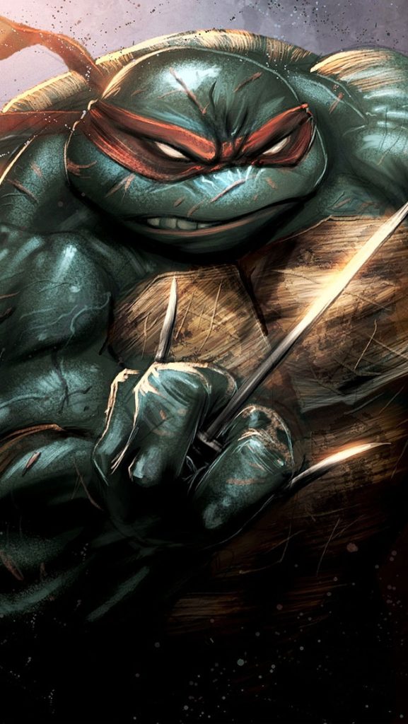 Ninja Turtle Iphone Wallpaper Pic Hwb Raphael Ninja Turtles Art 577x1024 Wallpaper Teahub Io