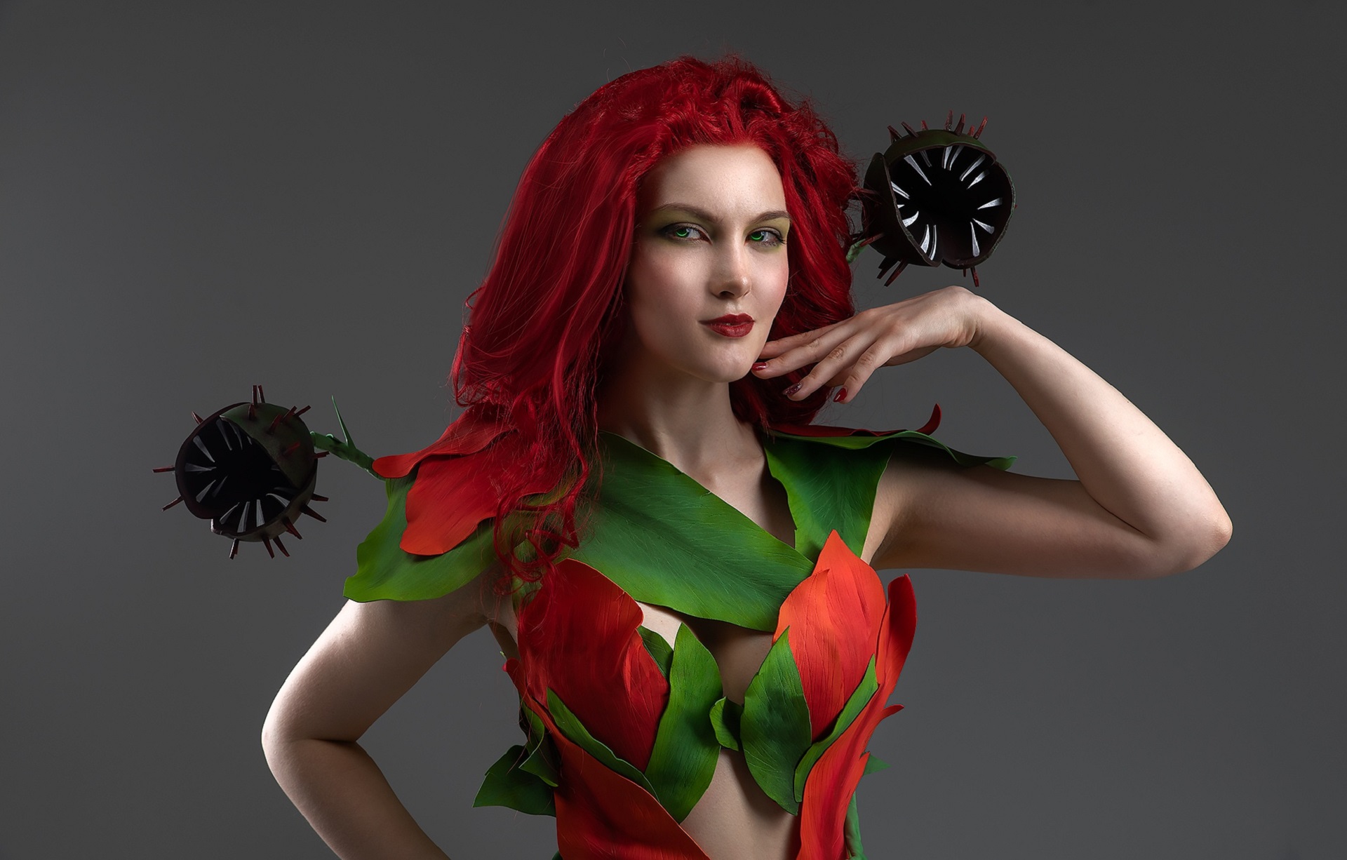 Poison Ivy Injustice 2 Cosplay - HD Wallpaper 