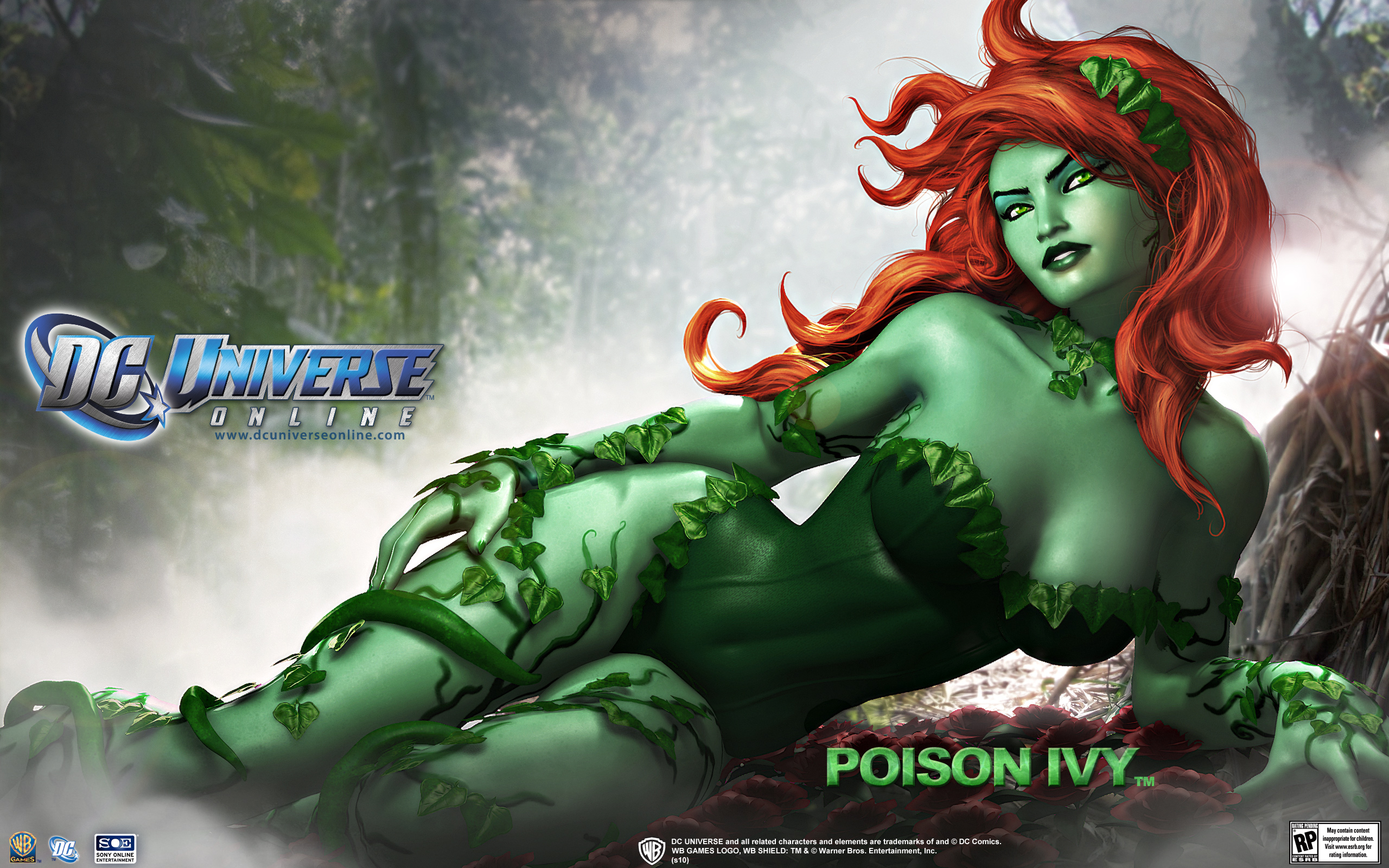 Dc Universe Poison Ivy Wallpaper - Poison Ivy Wallpaper 4k - HD Wallpaper 