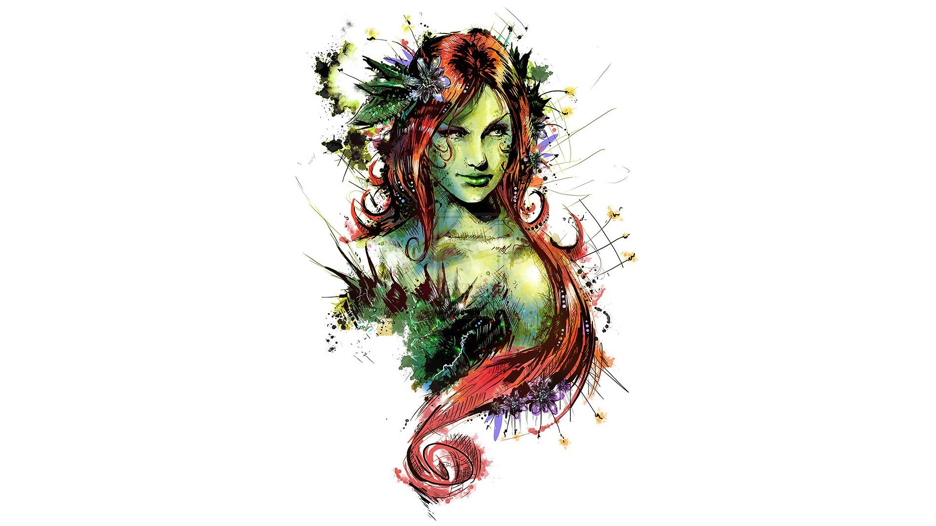 Poison Ivy Wallpaper Data-src - Pamela Isley Fan Art - 1920x1080 Wallpaper Poison Ivy Wallpaper Data-src - Pamela Isley Fan Art - 1920x1080 Wallpaper