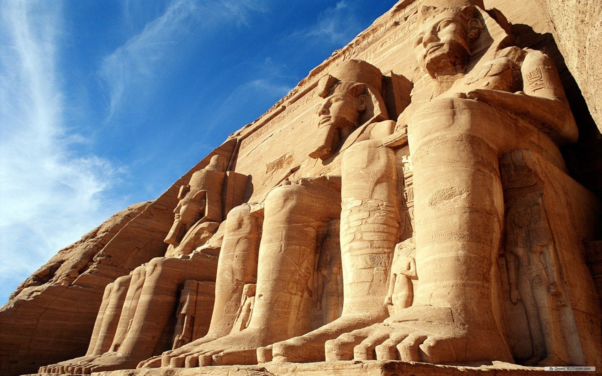 Free Wallpaper - Abu Simbel - HD Wallpaper 