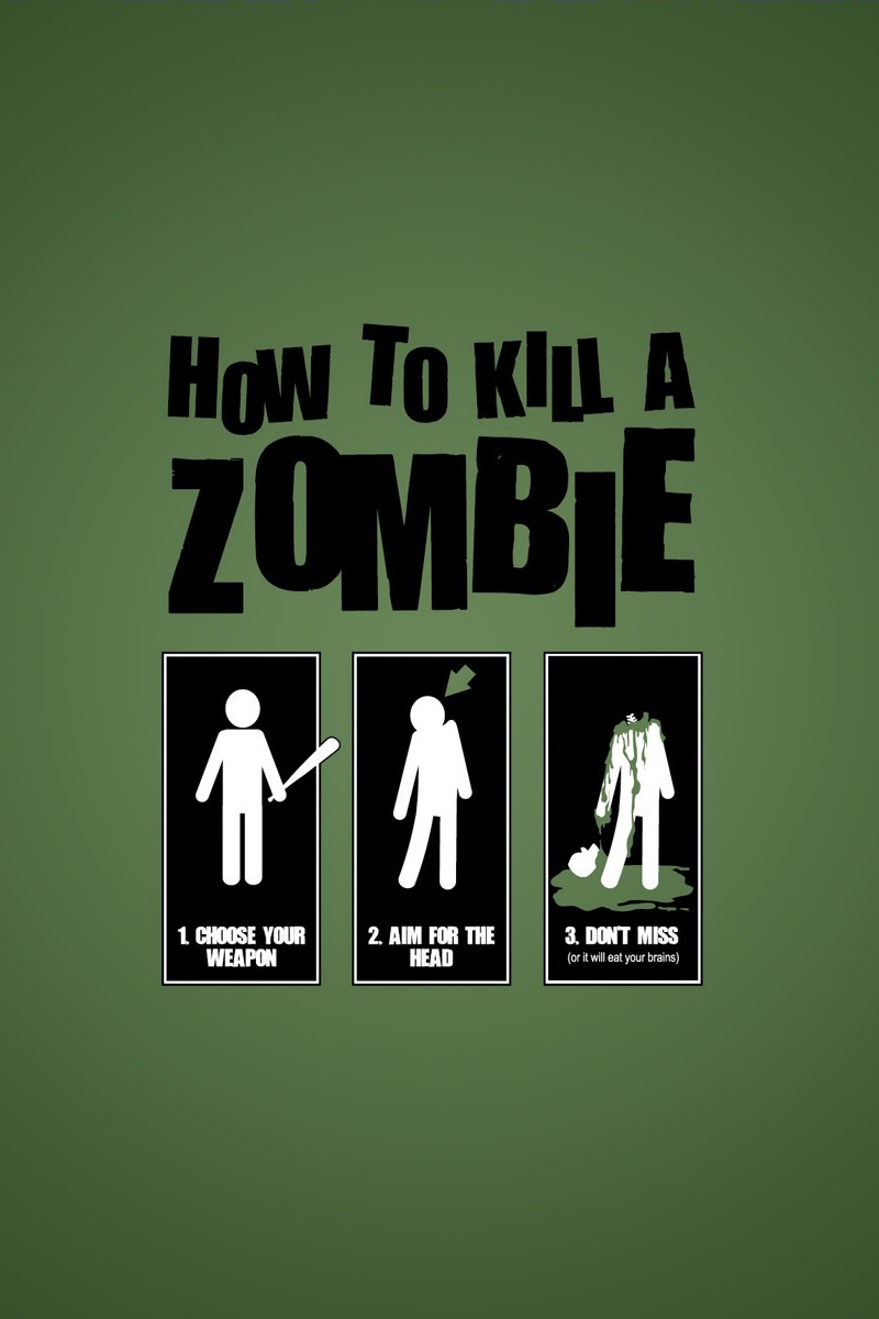 Wallpaper Zombie, Bit, How To Kill Zombie - Graphic Design - HD Wallpaper 