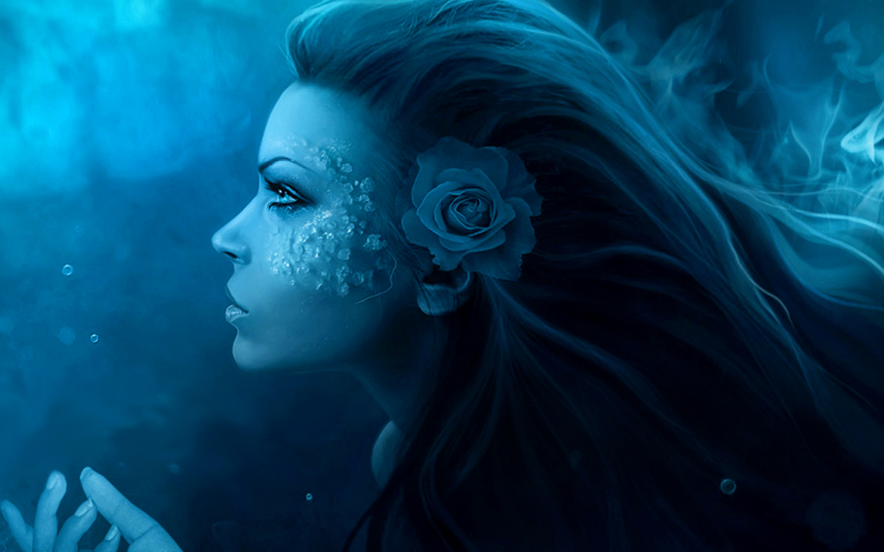 Collection Of Blue Fantasy Wallpaper On Hdwallpapers - Gdyby Mógł Cofnąć Czas - HD Wallpaper 