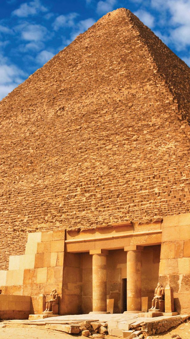 Egypt, Pyramid, 8k - Vertical Pyramids Of Giza - HD Wallpaper 