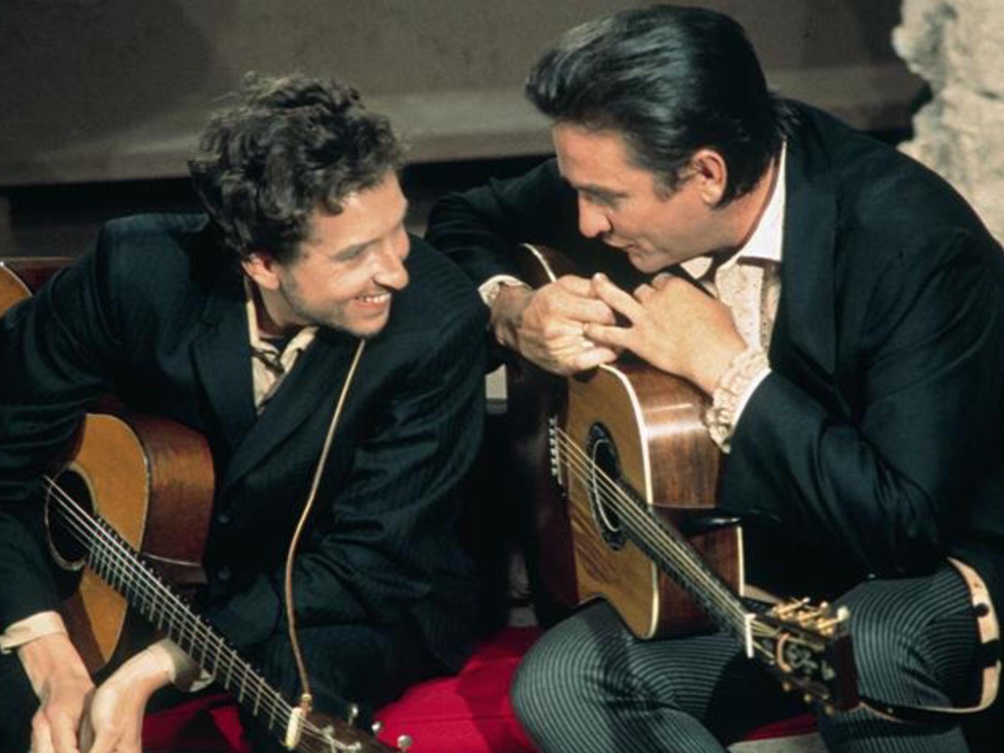 Fe Johnny Cash Bob Dylan The Johnny Cash Show Musical - Bob Dylan And Johnny Cash Girl - HD Wallpaper 