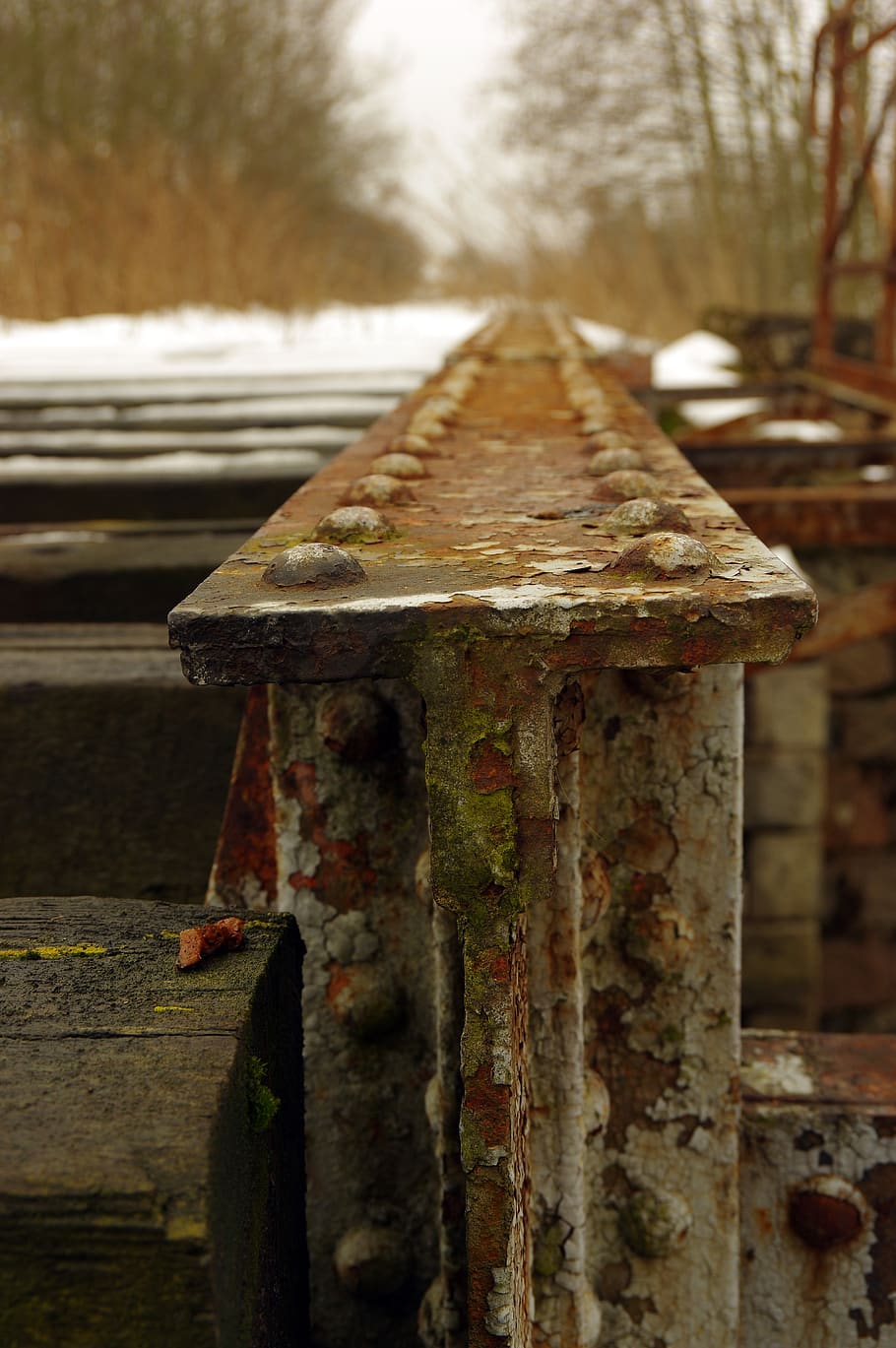 Viaduct, Tracks, Old Tracks Of The 19th Century, Old - Wood - HD Wallpaper 