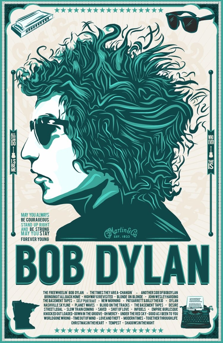Bob Dylan On Fine Art Paper Hd Quality Wallpaper Poster - Bob Dylan Poster Art - HD Wallpaper 