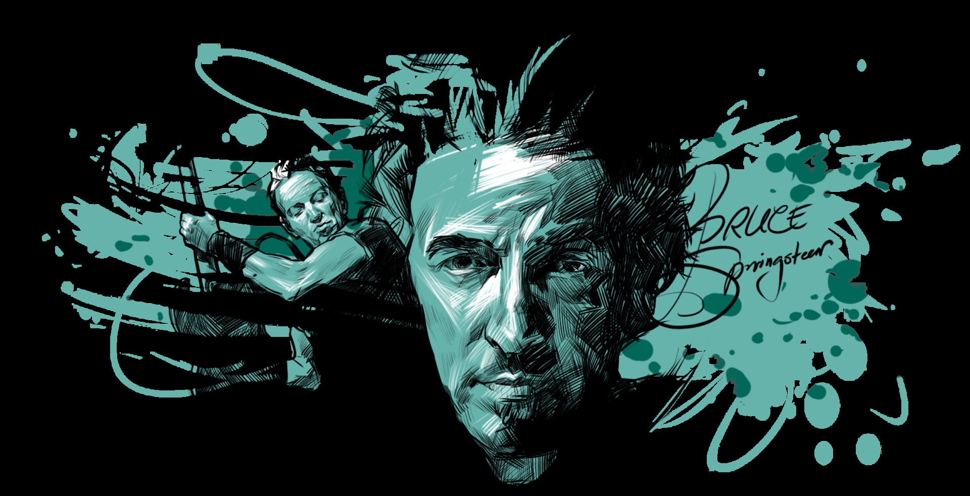 Bruce Springsteen Wallpaper - 1920x982 Wallpaper - teahub.io