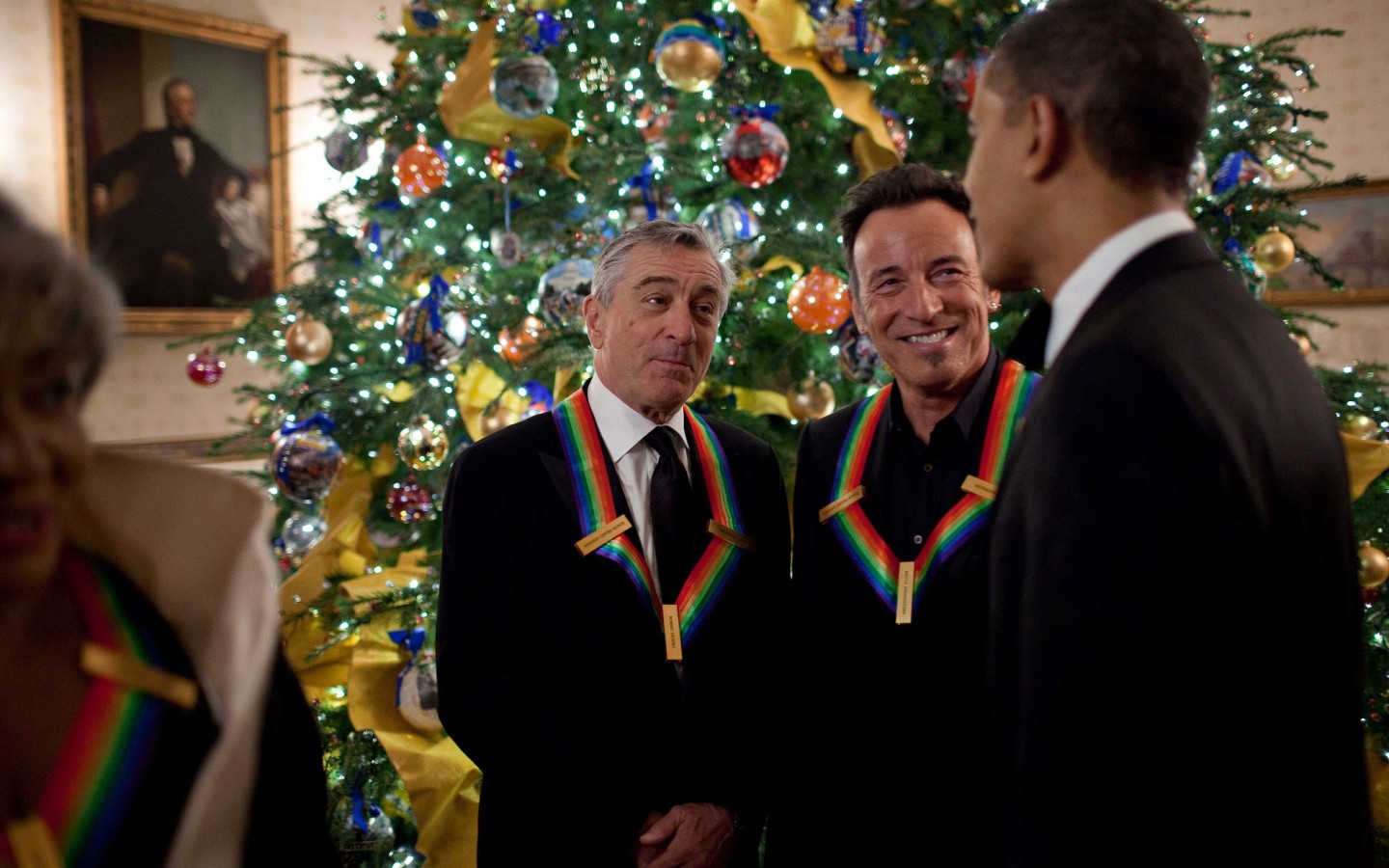Obama De Niro Springsteen - HD Wallpaper 