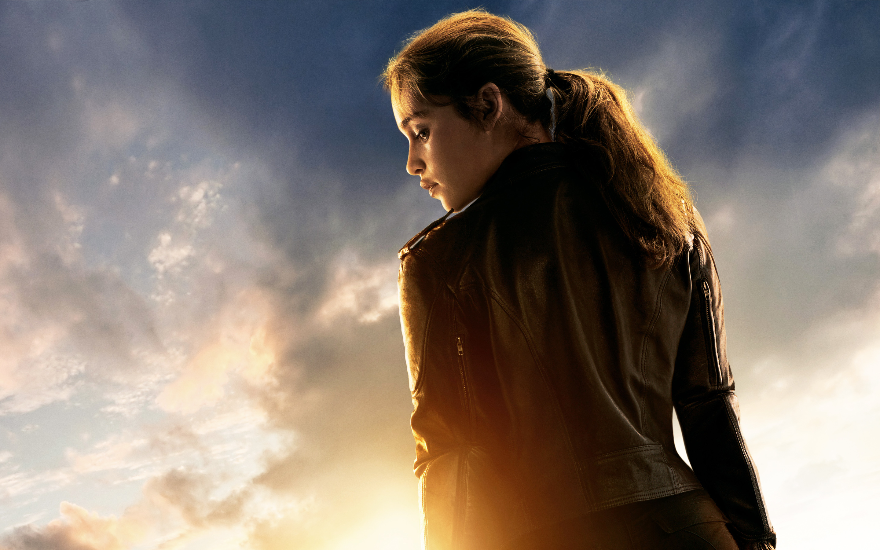 Emilia Clarke Poster - Terminator Genisys Poster Emilia Clarke - HD Wallpaper 