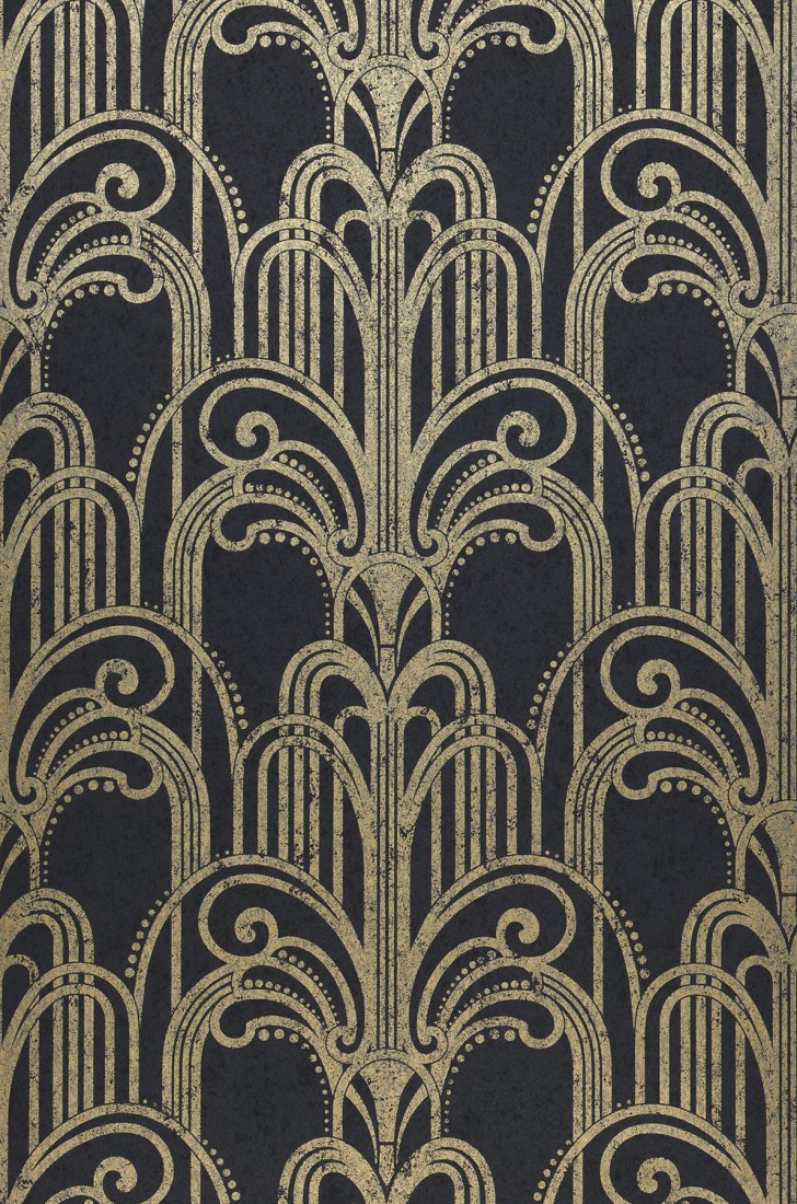 Art Deco Black And Gold - HD Wallpaper 