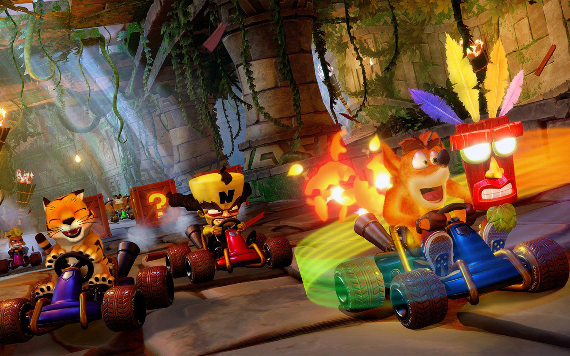 Crash Team Racing Nitro-fueled Wallpaper In - Crash Team Racing Nitro Fueled Aku Aku - HD Wallpaper 