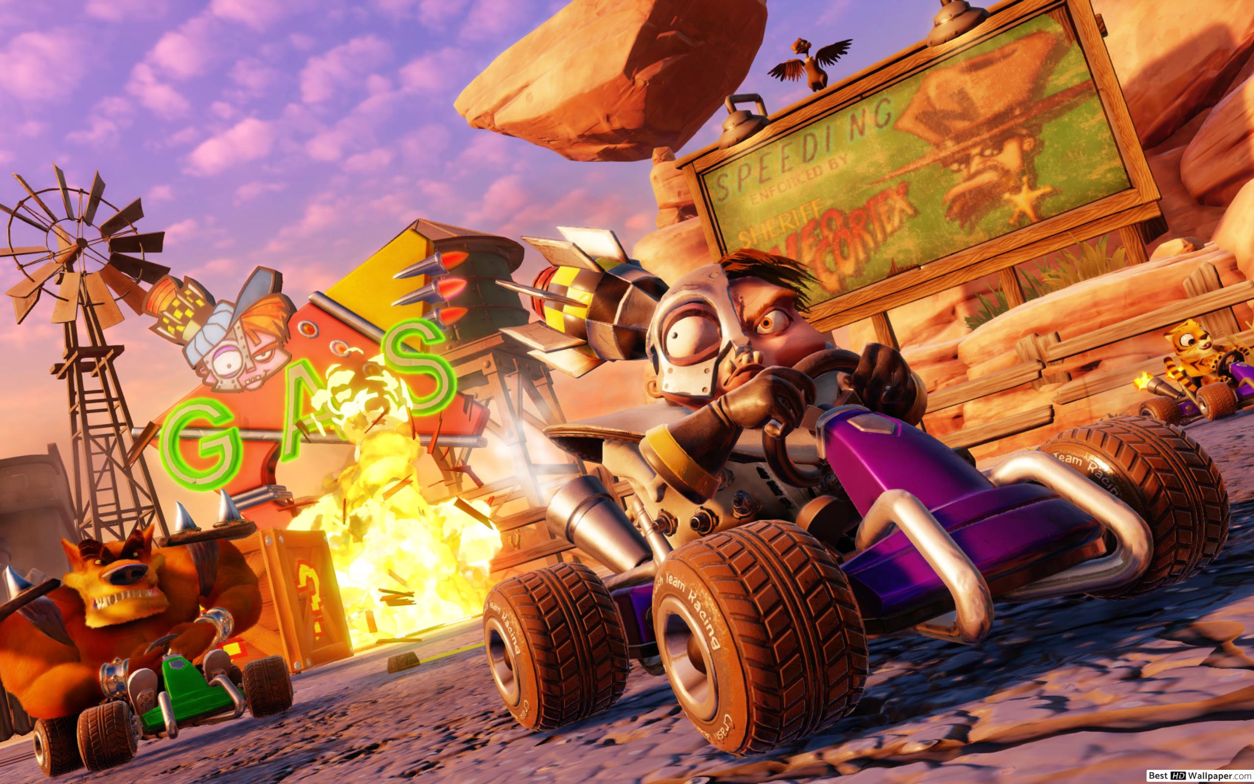 Free Crash Team Racing Nitro-fueled Wallpaper In - Crash Team Racing Nitro Fueled How To Pc - HD Wallpaper 