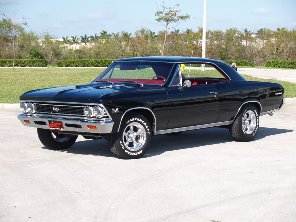 Hq 1966 Chevelle Ss Wallpapers - 1966 Chevelle Ss Black - HD Wallpaper 