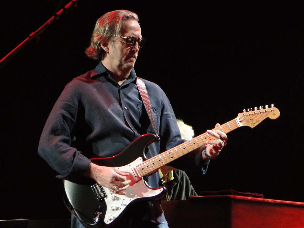 Eric Clapton Fender Stratocaster Long Hair Gwinnett - Eric Clapton Long Hair - HD Wallpaper 