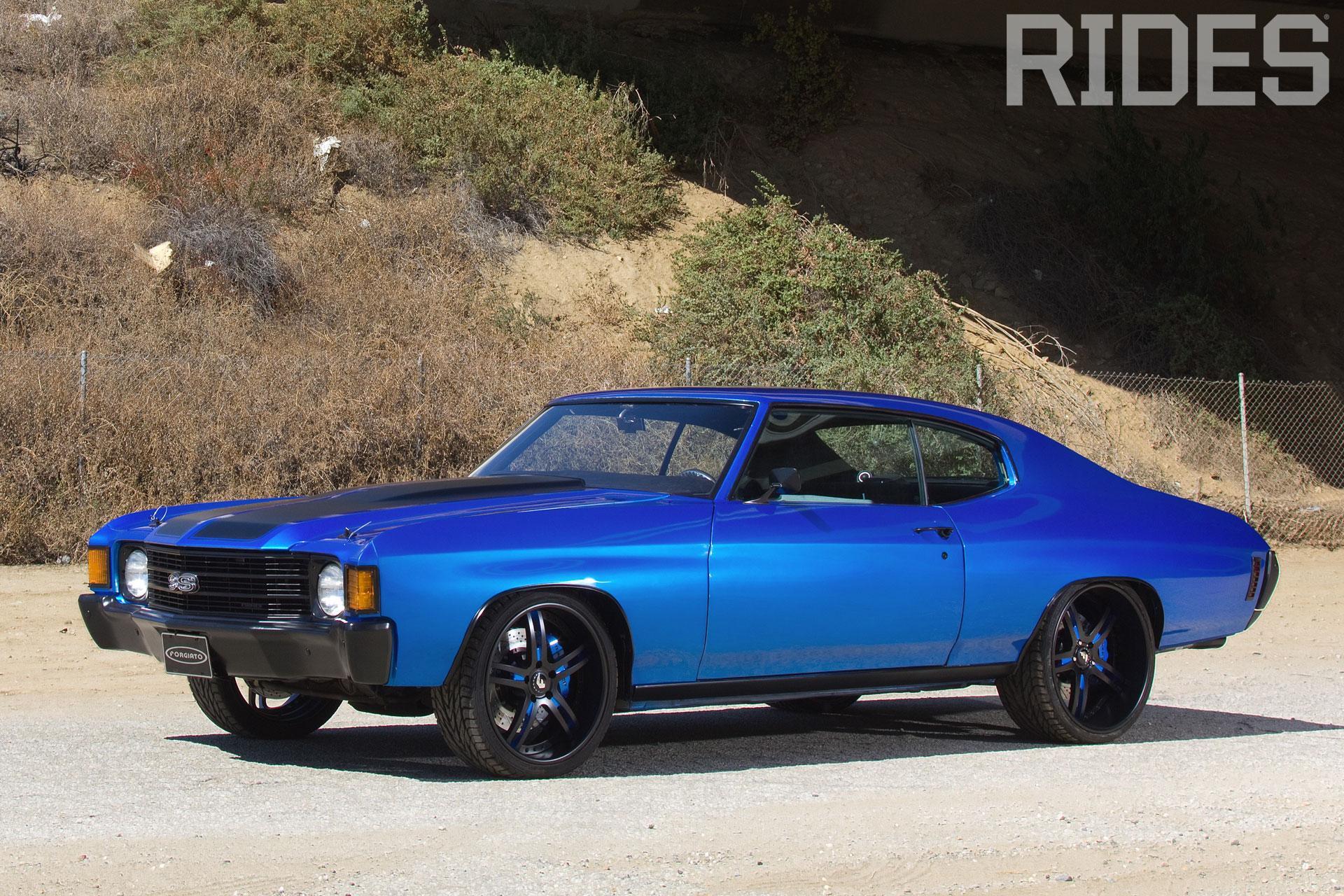 True Blue Chevelle - Custom Chevy Chevelle 1972 - HD Wallpaper 