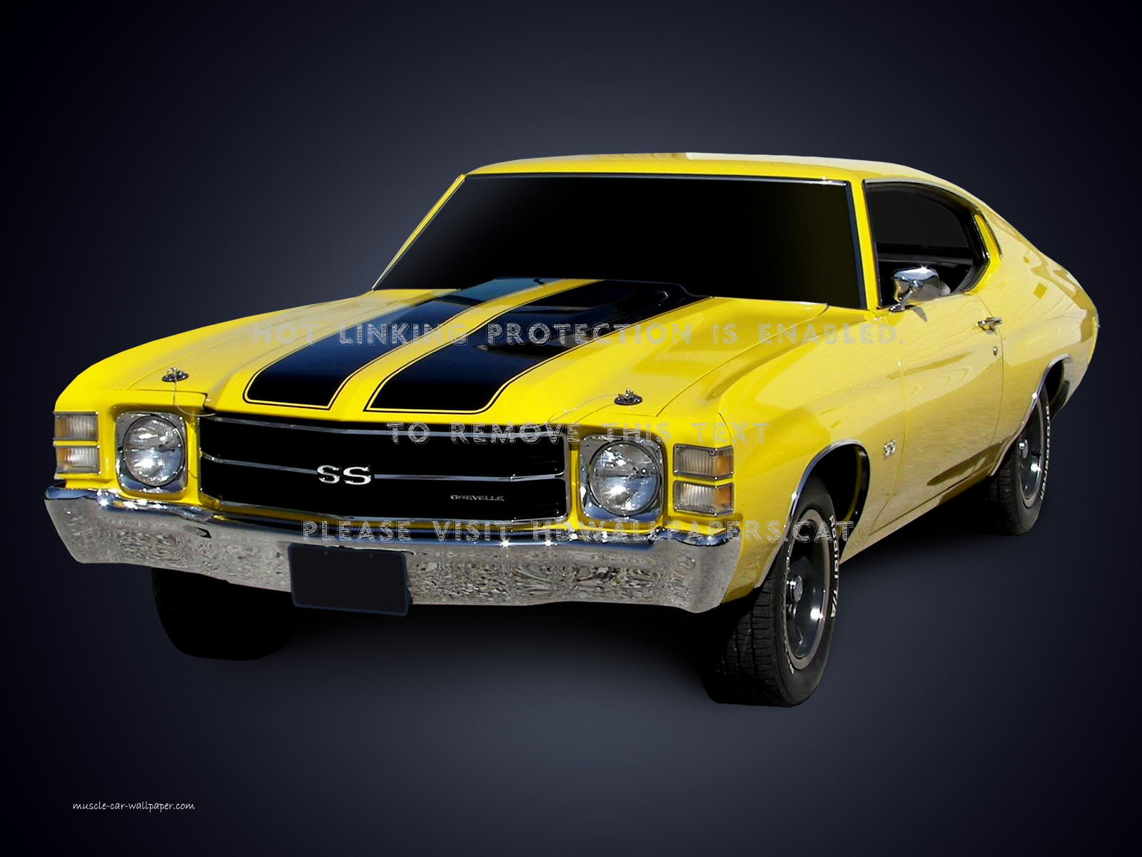 1971 Chevelle Yellow And Black Cars - Yellow 71 Chevelle Ss - HD Wallpaper 