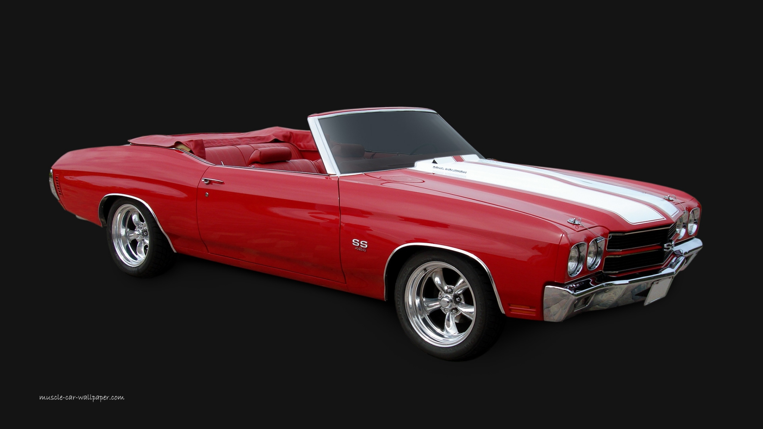 Chevelle Ss 454 Convertible Wallpaper Free Wallpapers - 1970 Chevrolet Chevelle Convertible Red On Red - HD Wallpaper 