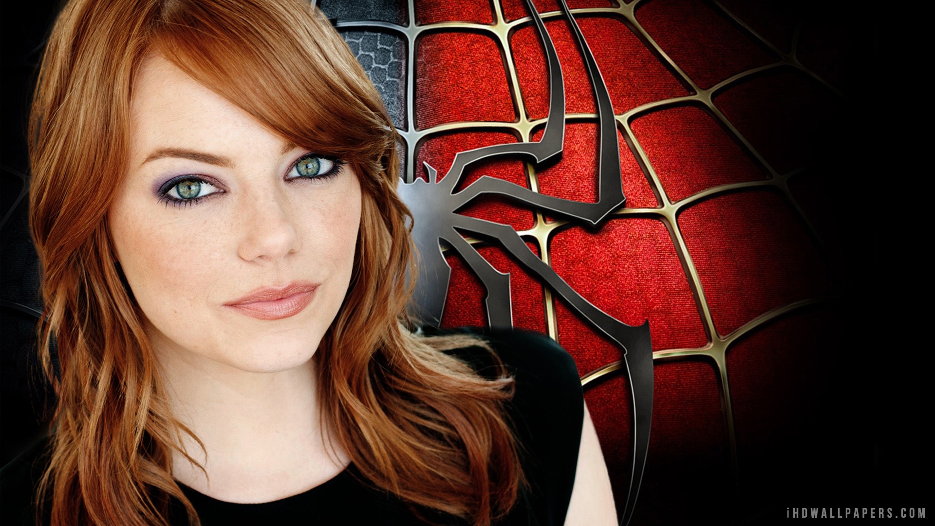 Emma Stone Spiderman Wallpaper - Amazing Spider Man Girlfriend - HD Wallpaper 