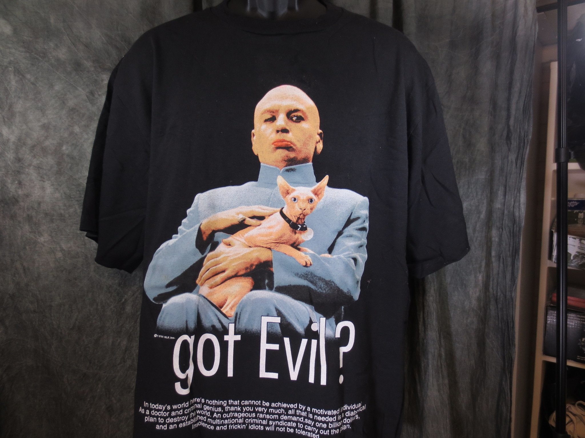 Evil Got Evil Tshirt - Dr Evil Cat Tshirt - HD Wallpaper 
