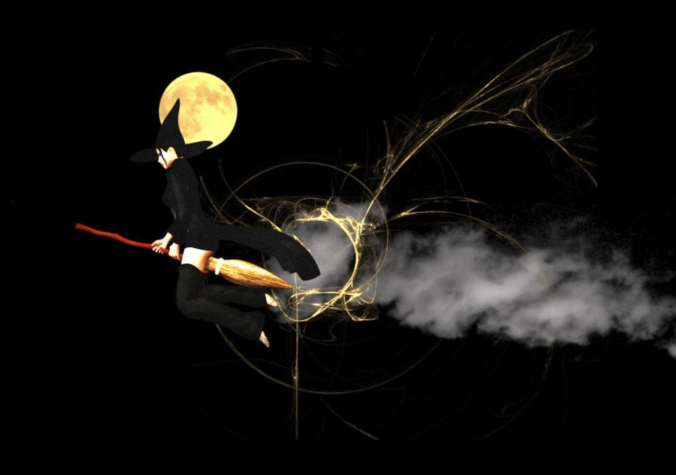 Halloween Witch Wallpaper,cool Hd Wallpaper,witch Hd - HD Wallpaper 