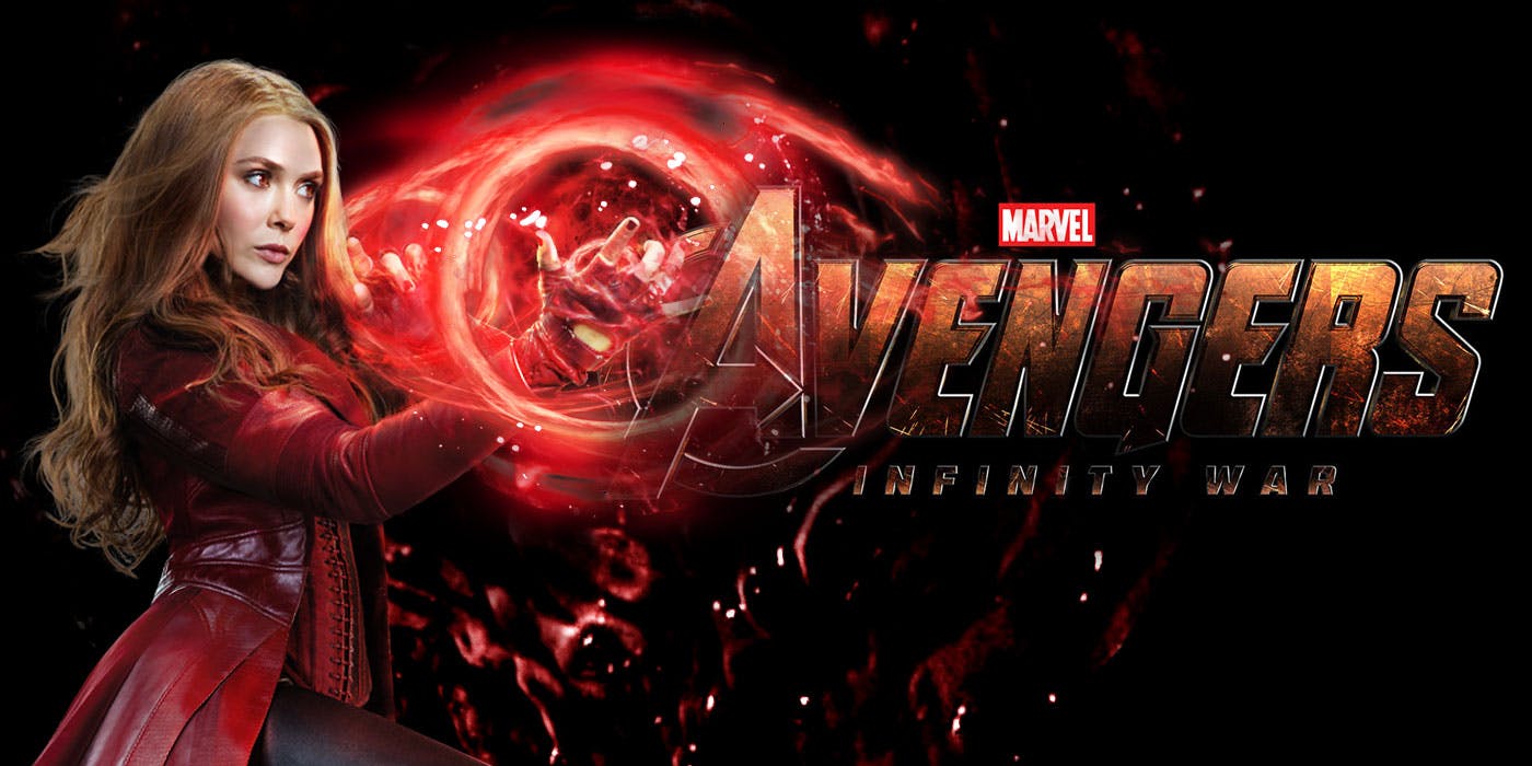 Scarlet Witch Infinity War Header Marvel Super Hero - Scarlet Witch The Movie - HD Wallpaper 