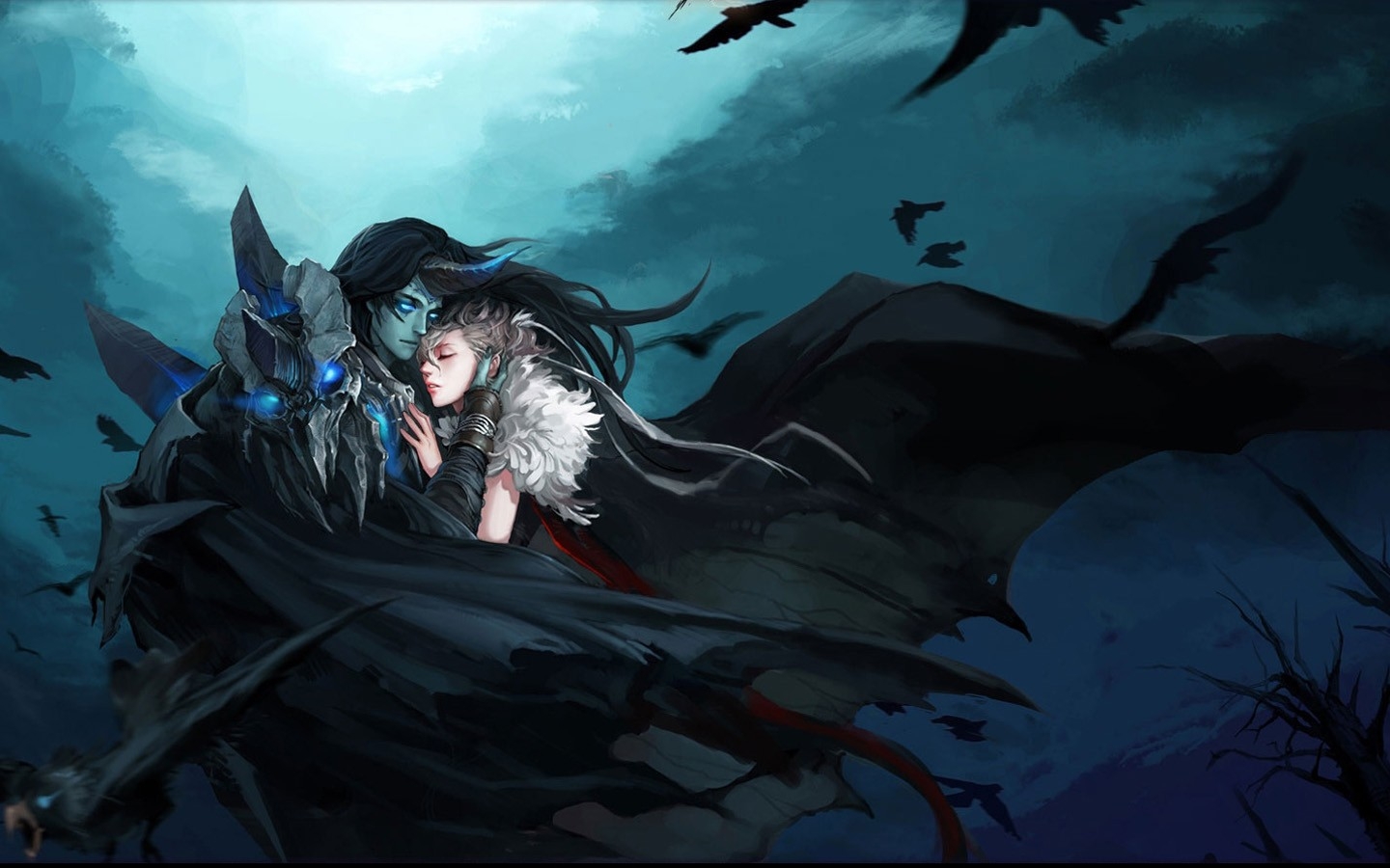 Man And Woman Fantasy - HD Wallpaper 