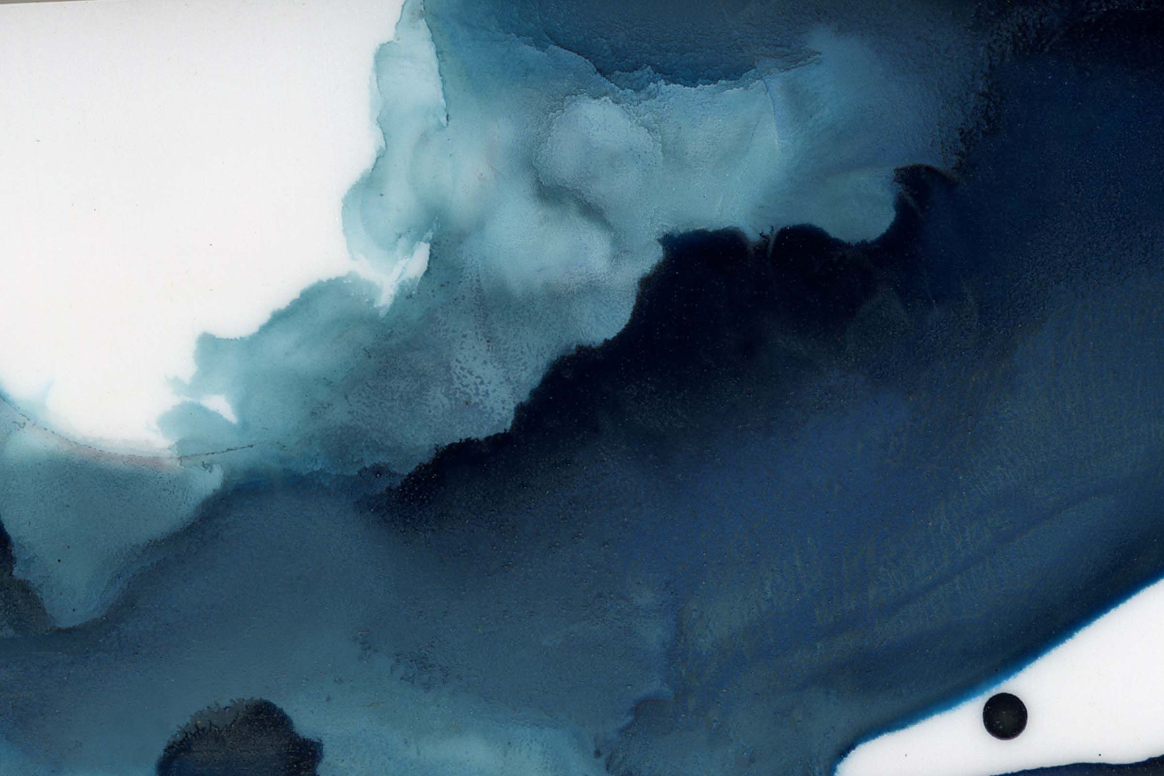 Watercolor Wallpaper Navy Blue - HD Wallpaper 