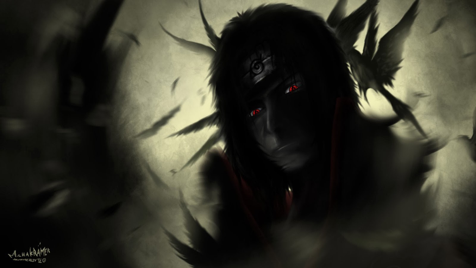 Awesome Cool Crow Wallpapers - Itachi Uchiha Full Hd - HD Wallpaper 