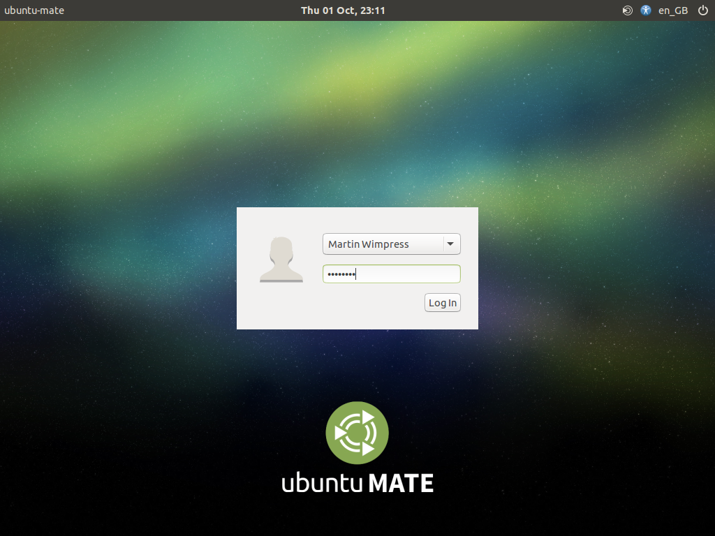 Ubuntu Mate Login User - HD Wallpaper 