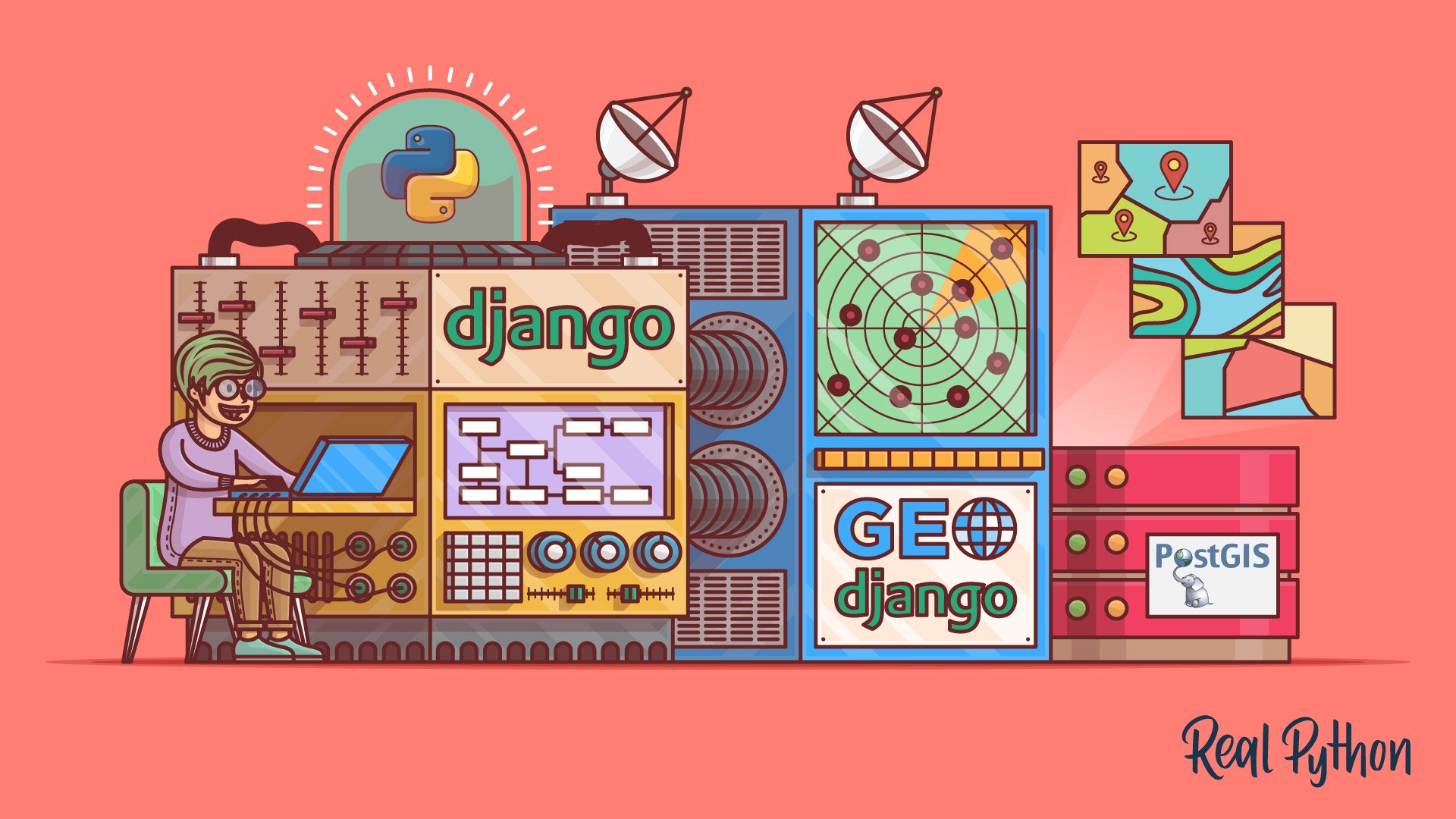 Real Python Django - HD Wallpaper 