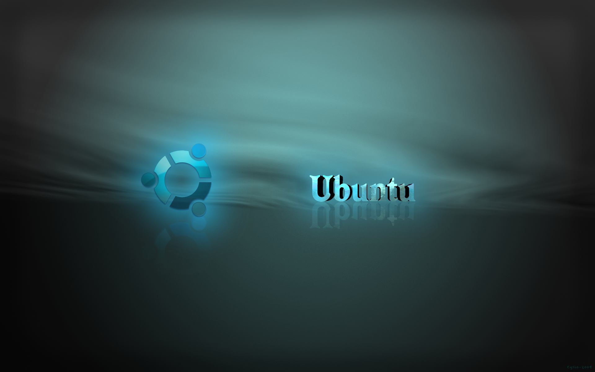 Ubuntu Blue - Graphic Design - HD Wallpaper 