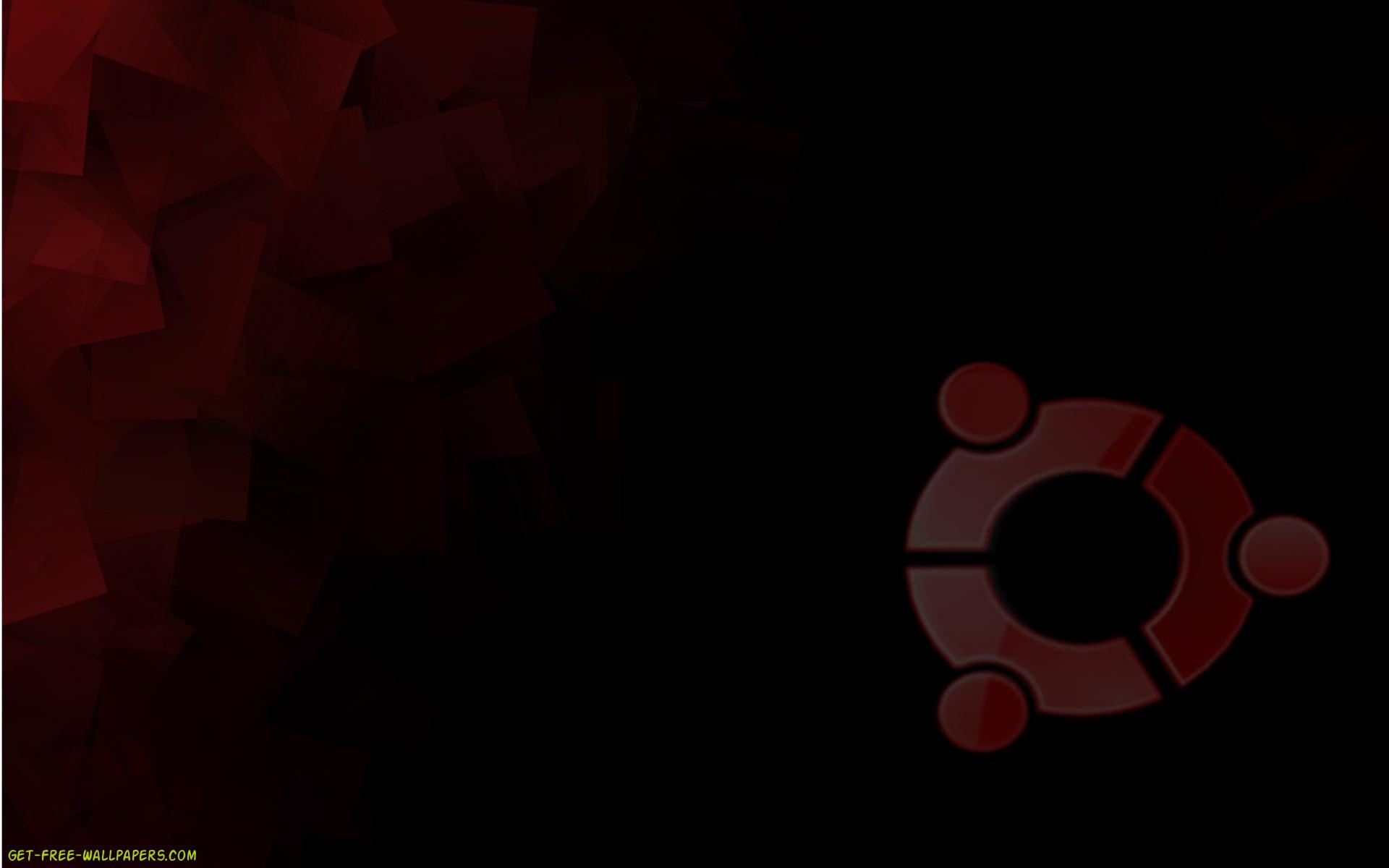 Dark Red Ubuntu Wallpaper - Ubuntu Red Dark - HD Wallpaper 