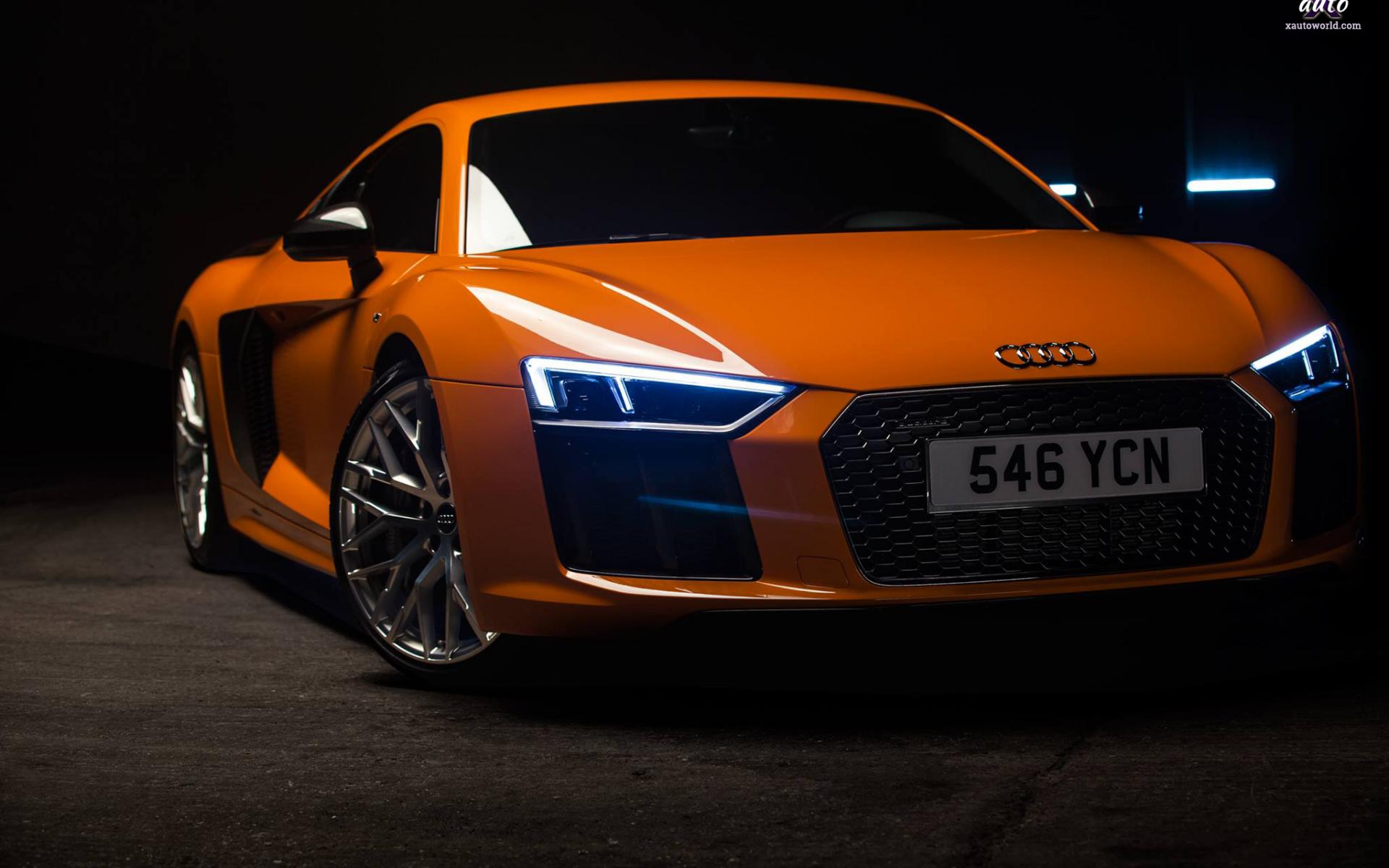 Orange Audi R8 Wallpaper - Audi R8 Lego Technic - HD Wallpaper 