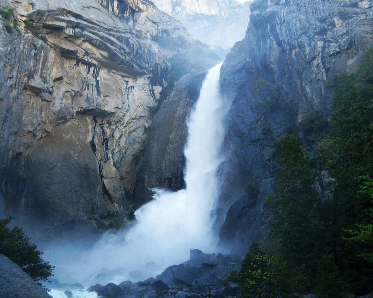 Yosemite National Park, Yosemite Falls - HD Wallpaper 