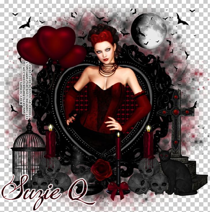 Vampire Pin-up Girl Dracula Femme Fatale Png, Clipart, - Png Transparent Gothic Vampire - HD Wallpaper 