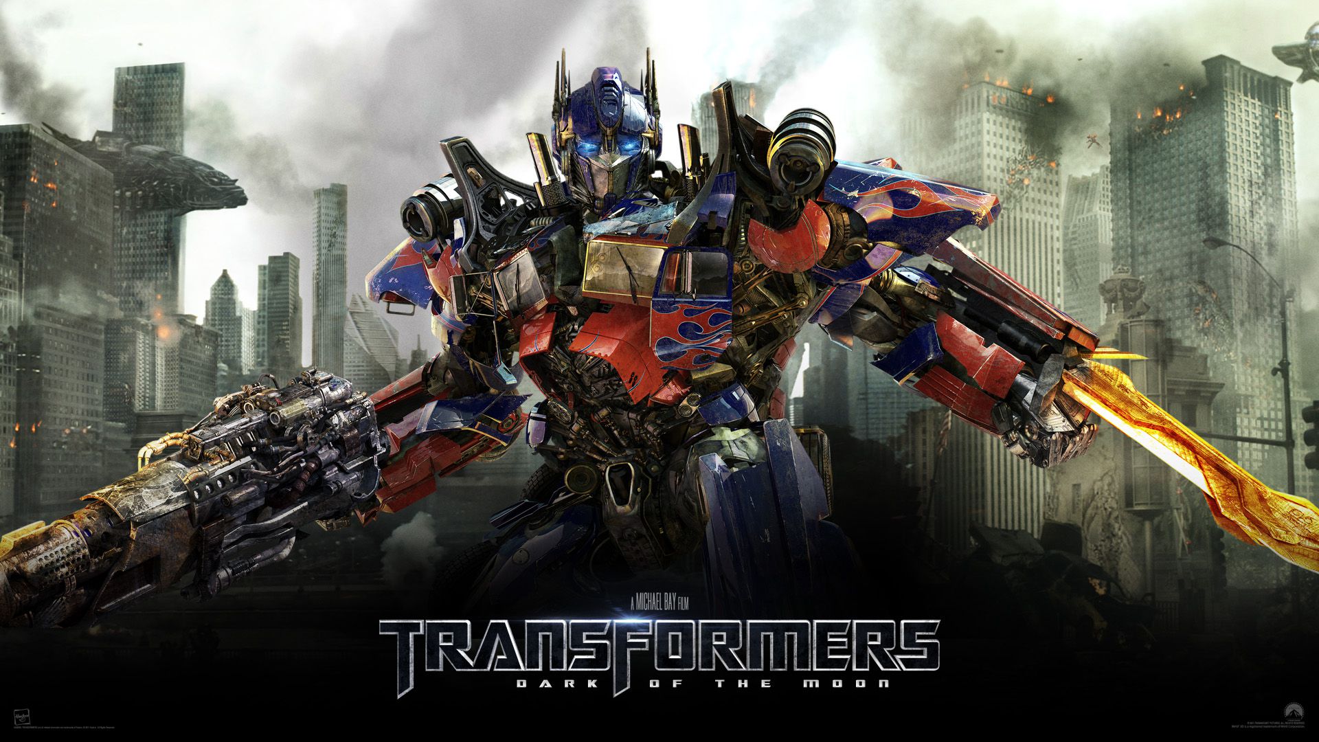 Transformers Classic Desktop Wallpaper - Transformers Optimus Prime Dark Of The Moon - HD Wallpaper 